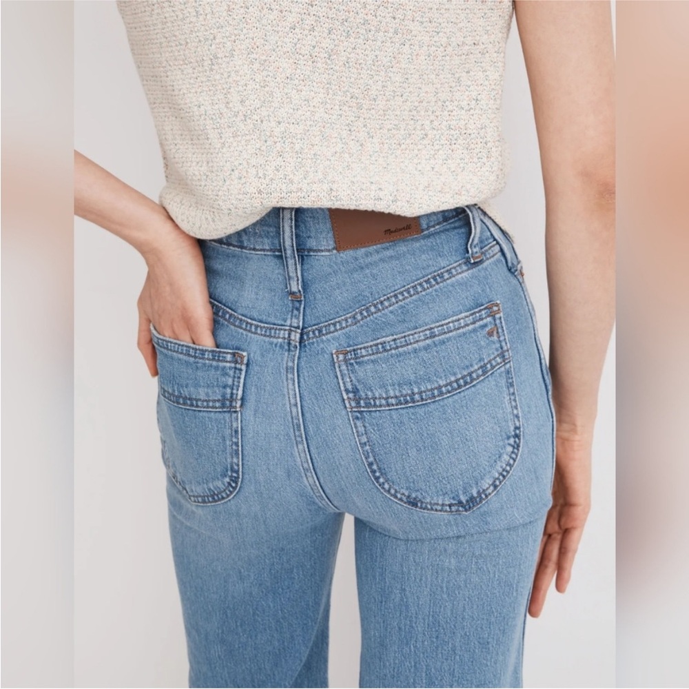 Madewell Light Blue Flare Jeans - Picture 4 of 16